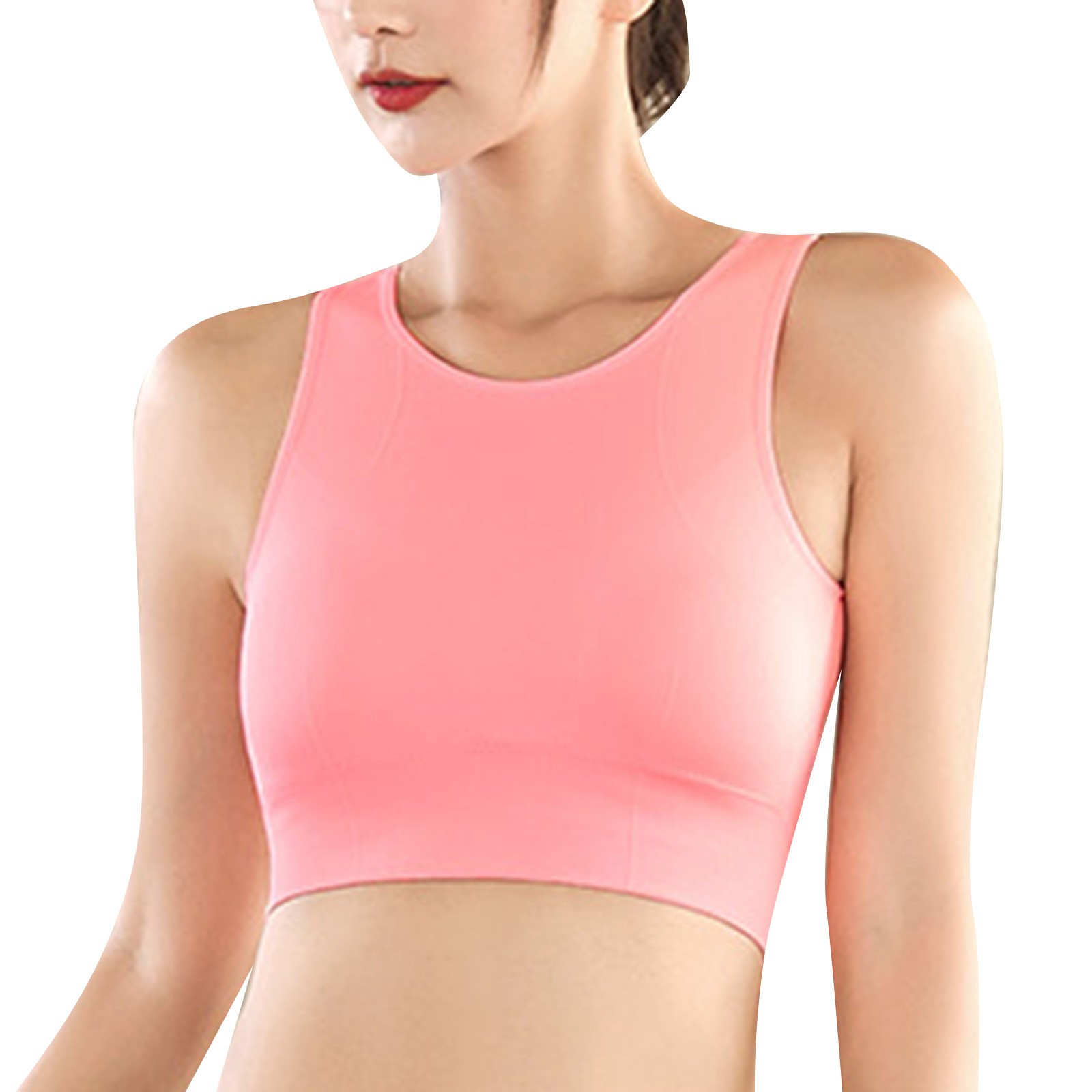 thumbnail image 2 of Sujetador deportivo de malla con aros para mujer: doble capa, nailon-spandex, tallas S-XXL, yoga/running/fitness, 2 of 6
